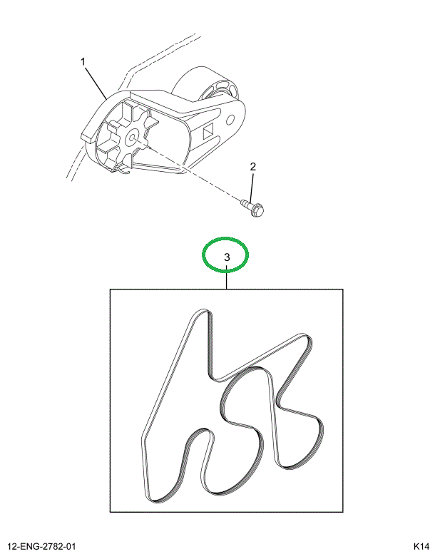 1841577C1 BELT 8PK.76.40