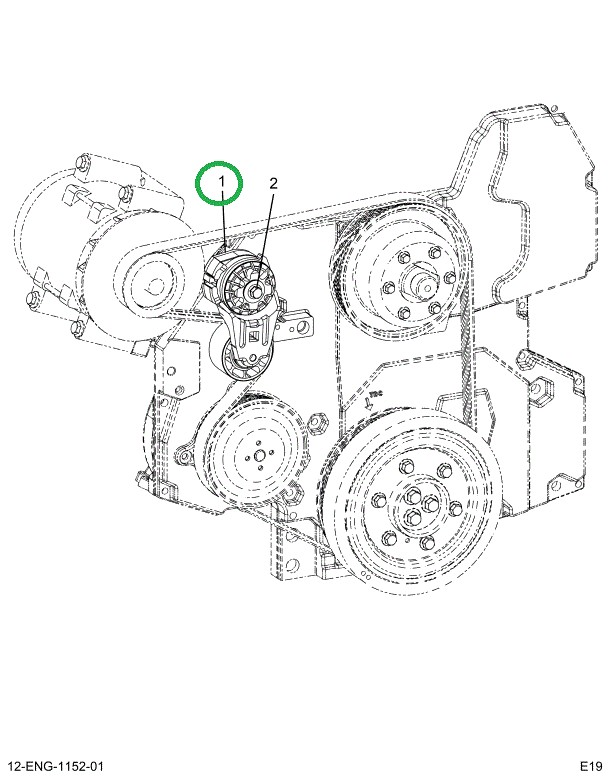 1841760C1 TENSIONR,PULLEY IDLER BELT TEN