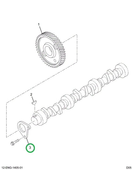 1841821C1 PLATE CAMSHAFT THRUST