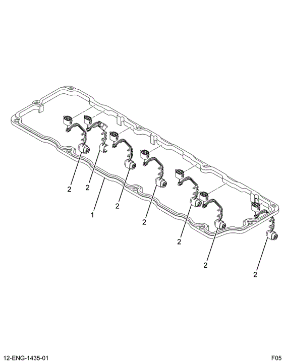 1842380C96 GASKET, I313 VALVE COVER