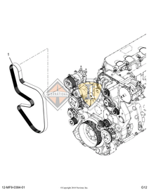 1842469C1 BELT FAN*V-RIBBED 8PK 85.24 (