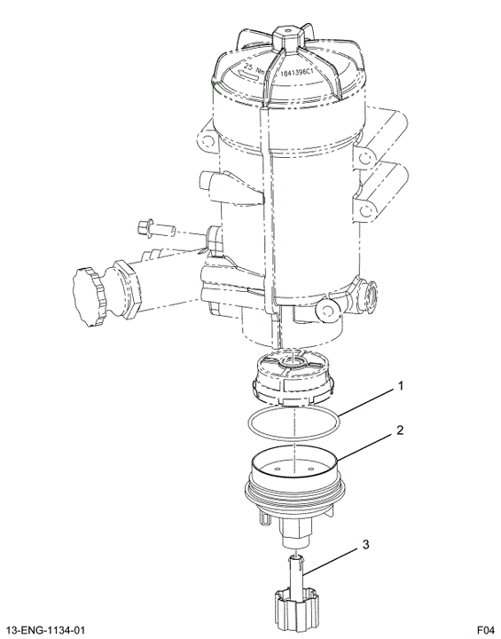 1842641C91 FILTER,KIT FUEL FILTER HEATER