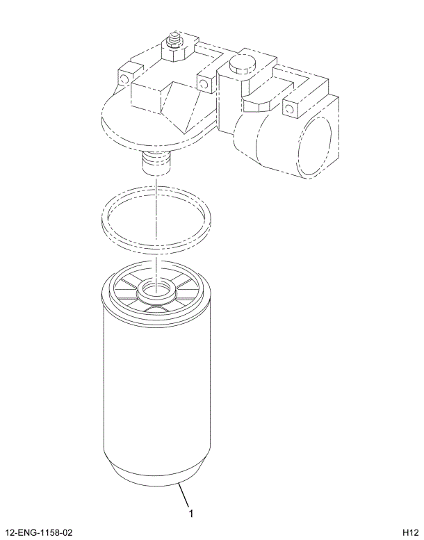 1842655C92 FILTER,KIT, OIL FILTER SHORT