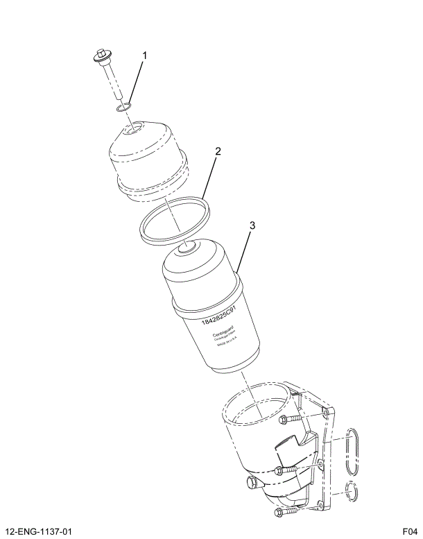 1842825C91 FILTER,KIT CENTRIFUGE FLT CRTG