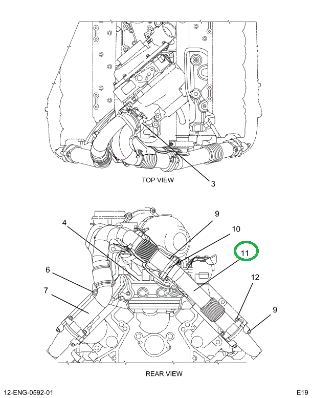 1843175C1 TUBE ASSY EXHAUST RIGHT