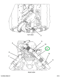 1843175C1 TUBE ASSY EXHAUST RIGHT