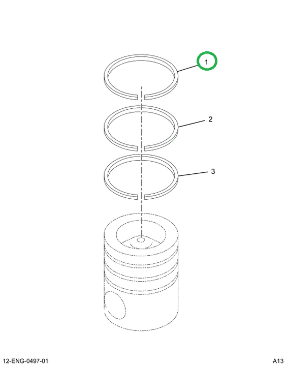 1843273C1 RING TOP COMPRESSION .030 O/S