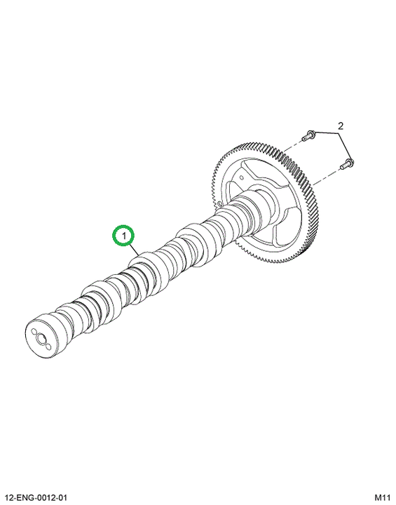 1843348C93 Camshaft, Engine