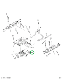 1843556C1 BOLT M8 X 45 TORX