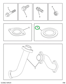 1843685C1 WASHER, EXHASUT FLANGE GASKET