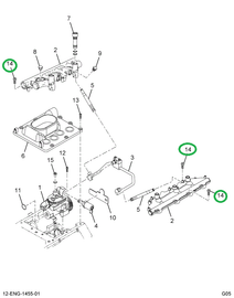 1844954C1 BOLT M6 X 40 TORX