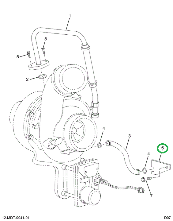1845024C1 BRACKET TUBE