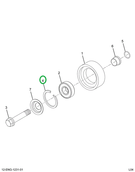 1845617C1 Ring, Retaining