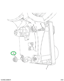 1847622C1 NUT SERRATED LOCK M6 X 1.0