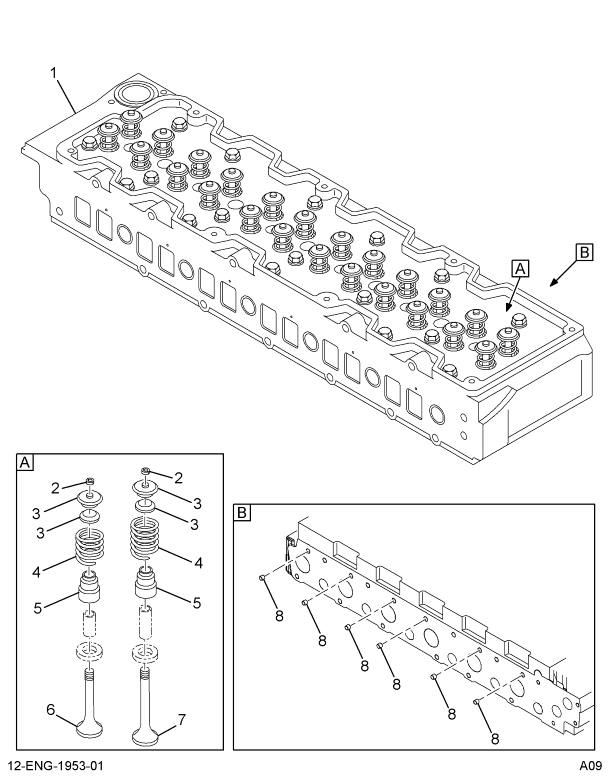 1847673C92 HEAD CYL W/VALVES