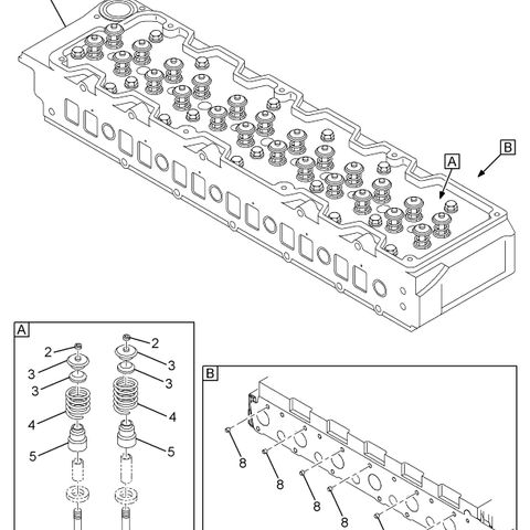 1847673C92 HEAD CYL W/VALVES