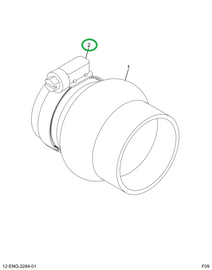 1848039C1 CLAMP BAND  EGR HUMP HOSE