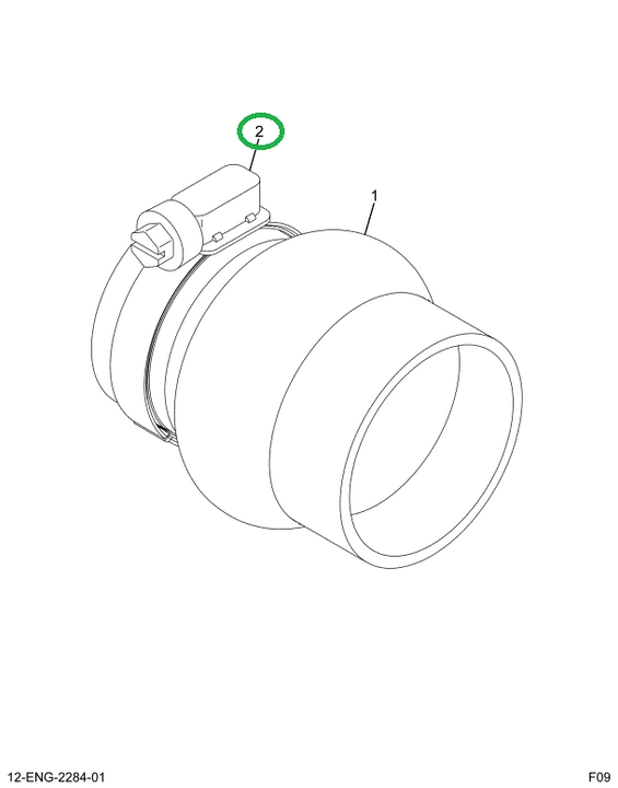 1848039C1 CLAMP BAND  EGR HUMP HOSE
