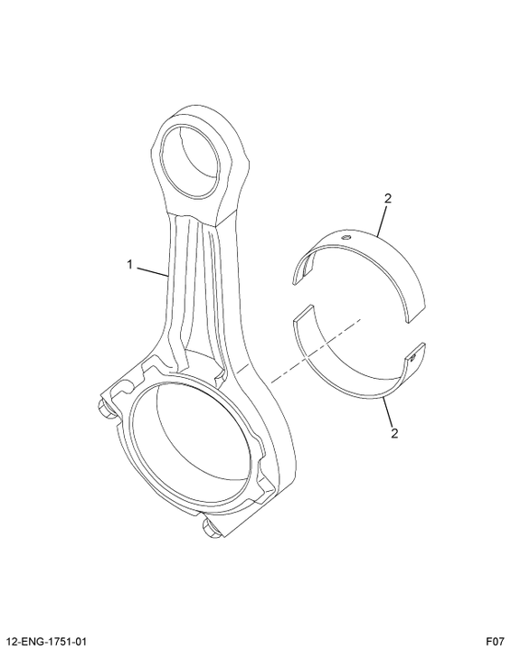 1848169C92 BEARING,KIT CONN ROD & CAP ASS