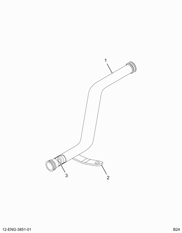 1848622C1 TUBE ASSY COOLANT RETURN