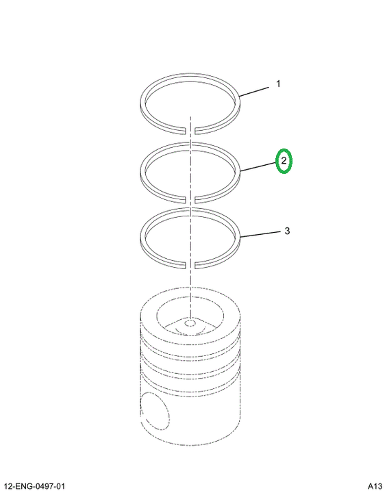 1848782C1 Ring, Piston Intermediate Comp