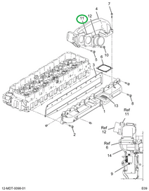 1850008C1 GASKET,SEAL AIR INLET ADAPTER
