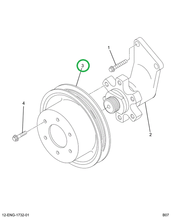 1850787C2 PULLEY FAN DRIVE  .99 TO 1