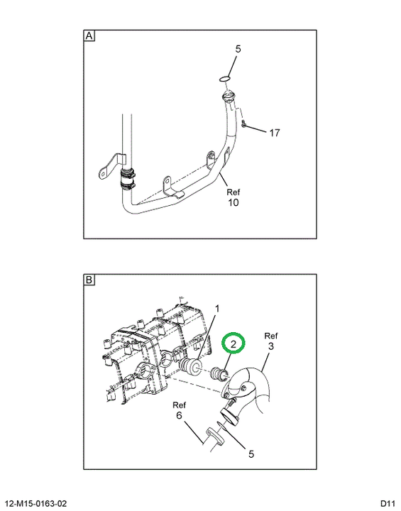 1850798C1 SEAL EGR COOLANT TUBE