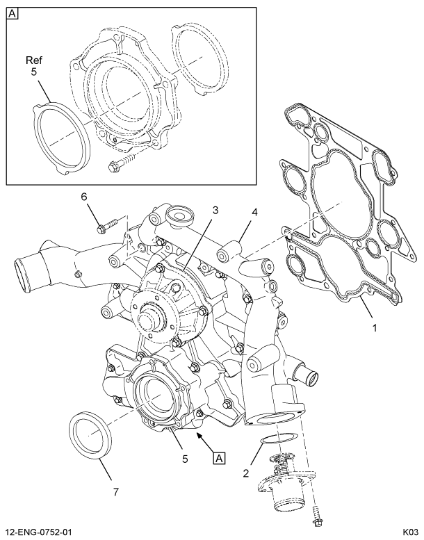 1854259C94 COVER,KIT FRONT COVER HOUSING