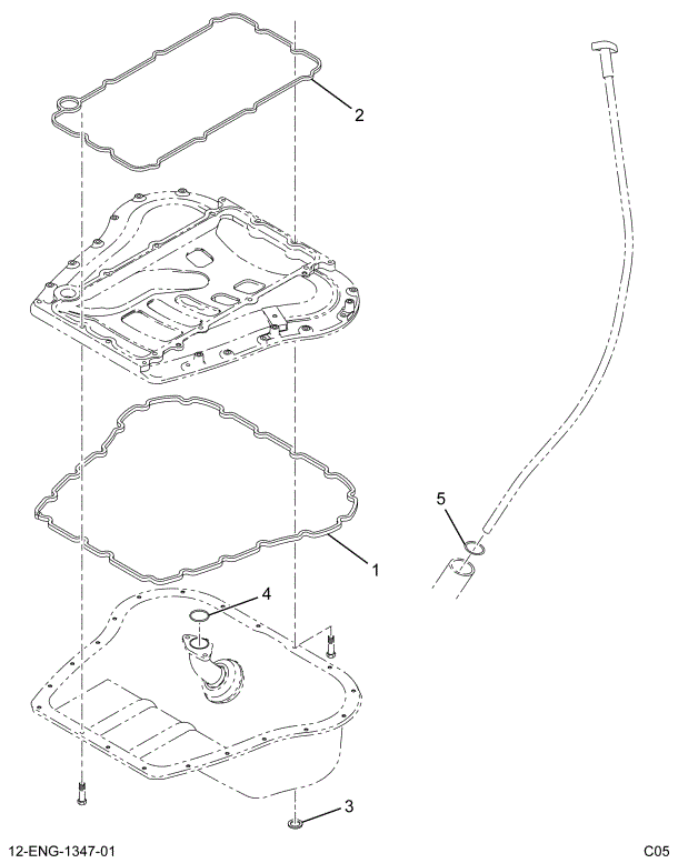 1854261C91 GASKET,KIT LOWER GASKET