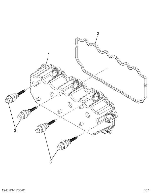 1854270C92 COVER,KIT VALVE COVER LEFT