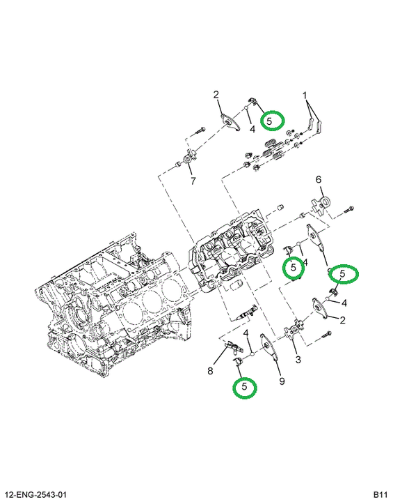 1854300C1 CLIP-ROCKER ARM