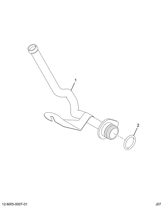 1855198C92 TUBE ASSEMBLY HEATER FEED