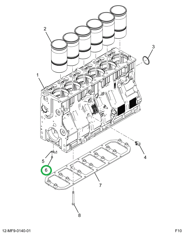 1855795C1 BOLT PISTON COOLING JET