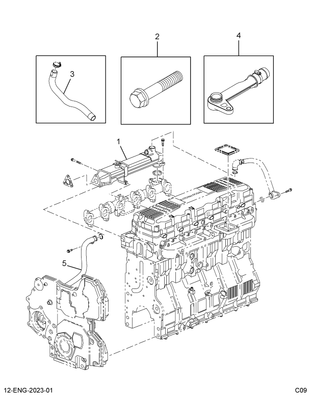 1871733C96 COOLER,KIT, EGR COOLER CONVERS