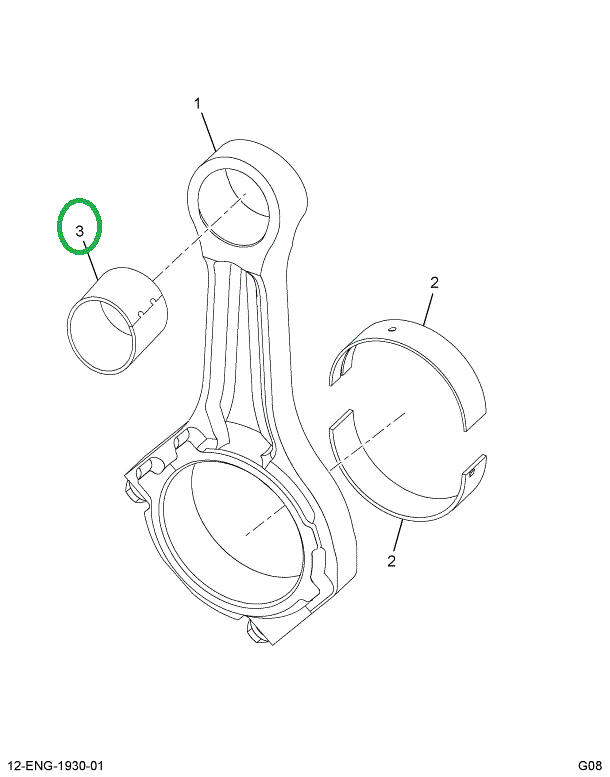 1872733C2 BUSHING CONNECTING ROD