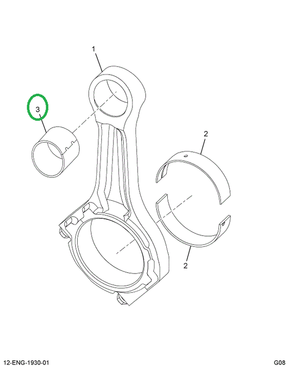 1872733C2 BUSHING CONNECTING ROD