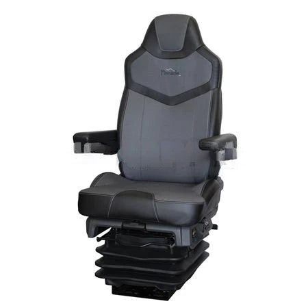 187300QW615 Pinnacle Black Duraleather And Gray