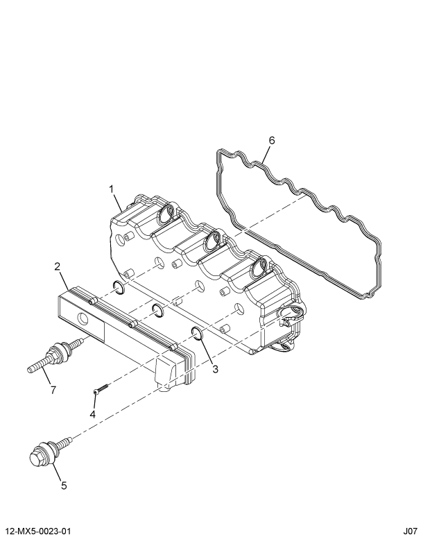 1873351C93 COVER ASSY VALVE LEFT