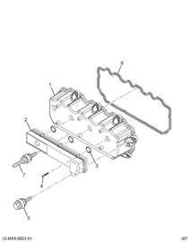 1873351C93 COVER ASSY VALVE LEFT