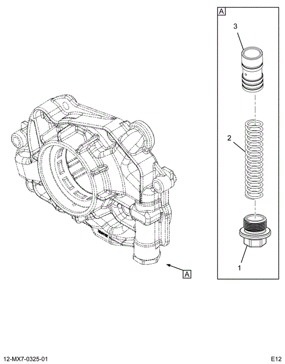 1873417C92 PUMP,KIT OIL PRESSURE RELIEF V