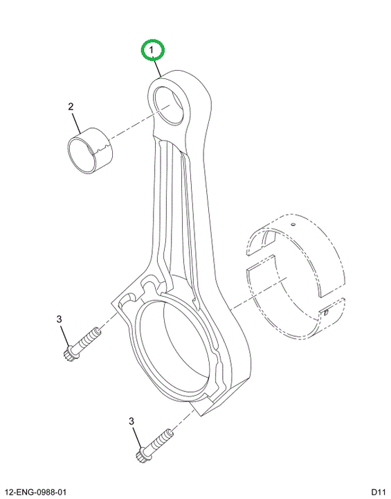 1873876C2 Rod And Cap, Connecting