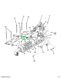 1875442C1 NUT M10 X 1.5 SPIRALOCK