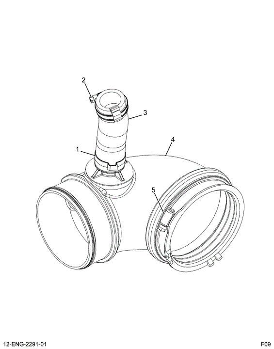 1875653C92 DUCT ASSY FE BUS ONLY