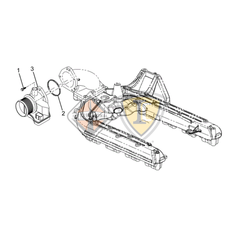 1876113C91 VALVE,KIT INLET THROTTLE