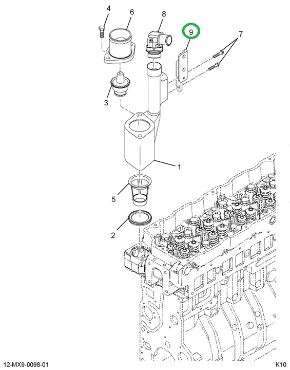 1876450C1 Bracket, EGR