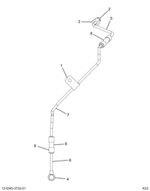 1876456C3 TUBE ASM FUEL FLTR TO RH CYLHD