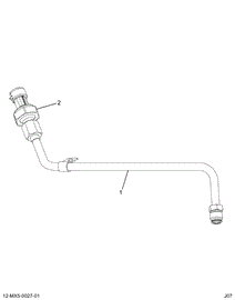 1876828C91 TUBE ASSY EBP W/SENSOR