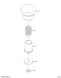 1876938C91 VALVE ASSY OIL COOLER BYPASS