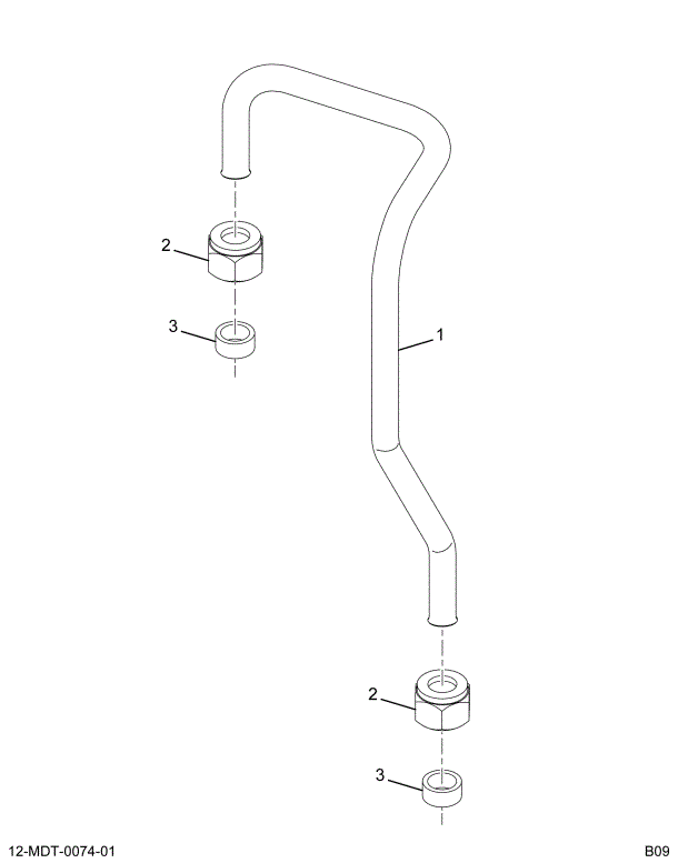 1877038C1 TUBE ASSY TRANSFER PUMP OUT